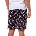 thumbnail image 4 of Peanuts Men's Pajama Shorts Snoopy Joe Cool Allover Design Lounge Sleep Bottoms, 4 of 5