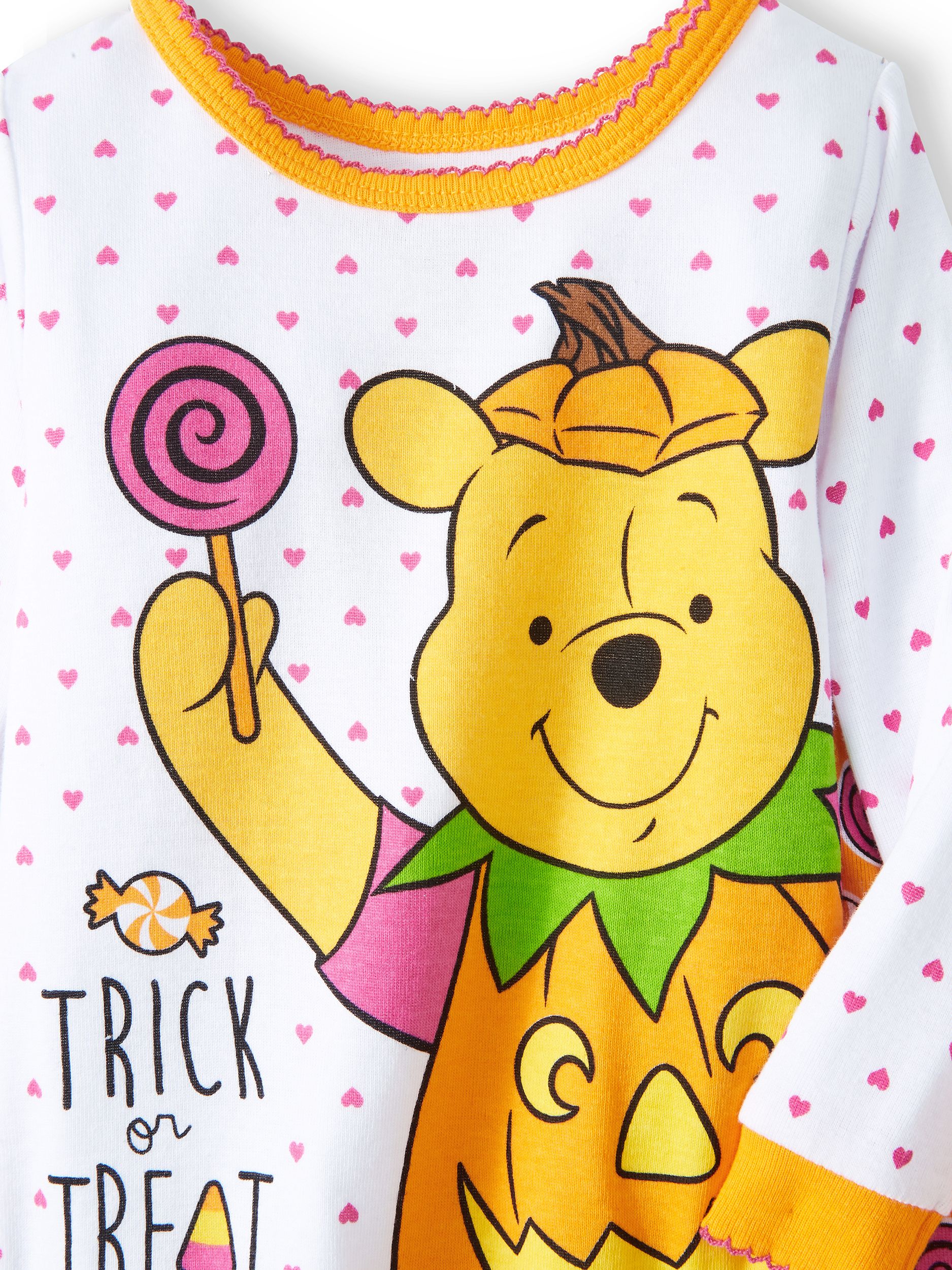 Halloween Glow-in-the-Dark Cotton Tight Fit Pajamas, 2-piece Set (Baby Girls)