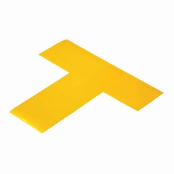 Mighty Line Floor Tape,Yellow,2 inx6 in,T,PK100 YELLOWT