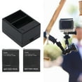 thumbnail image 4 of Camera Battery Chager, Rechargeable Dual Slot Battery Charger 4.2V Output 5V 2A Input ABS  For  2 3, 4 of 8