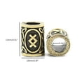 thumbnail image 7 of PAPADA 24PCS/Set Viking Rune Beads Hair Beard Pendant Antique DIY Bracelet Jewelry, 7 of 7