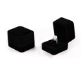 thumbnail image 3 of Caja de anillos de terciopelo (negro), 3 of 3