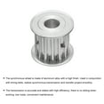 thumbnail image 4 of Uxcell 5M 15Teeth Timing Pulley Synchronous Wheel Belt Drive without Step 5mm Pitch 8mm Bore for Belt, 3D Printer, CNC, 4 of 6