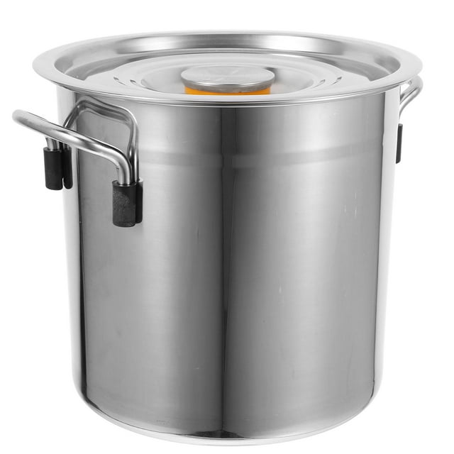 SOPOTUTU Large Pots For Cooking Stainless Steel Soup Pot With Lid 1Pack