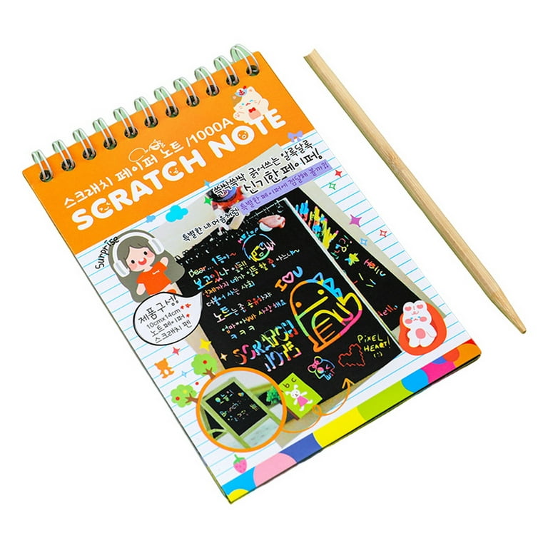 Paper Educational Toy Scratch Manual Drawing Book Diy Book Hand