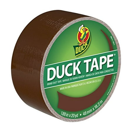 Duck Brand 1304965 Color Duct Tape. Brown. 1.88 Inches x 20 Yards. Single Roll