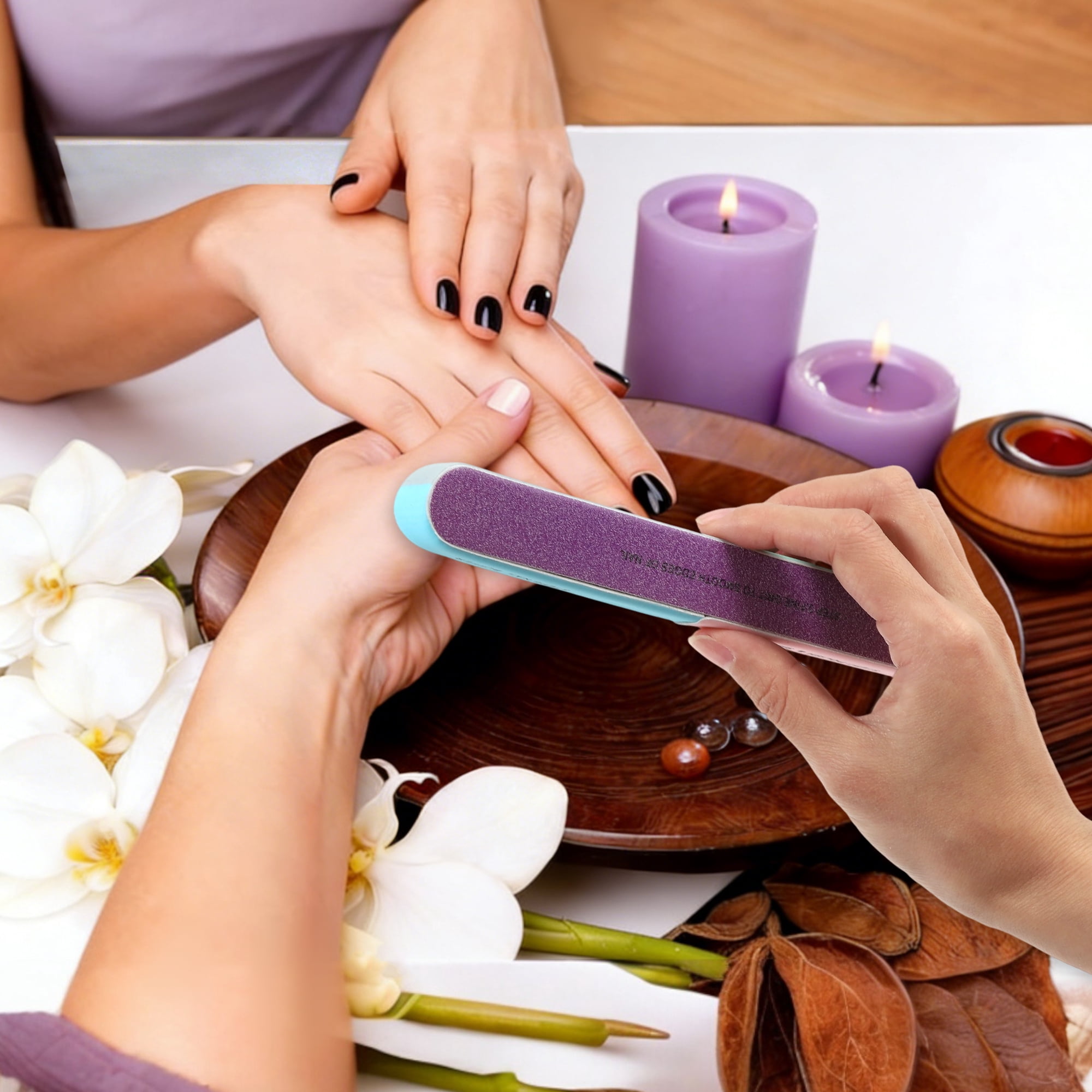 Unique Bargains Convenient Manicure Tools Kit for Nail Care Multicolor