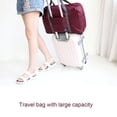 thumbnail image 2 of pitrice Travel Carry On Duffle Bag Large Foldable Luggage Clothes Storage Weekender Shouder Bag Overnight Handbag, 2 of 9