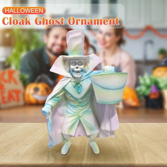 Kiplyki Wholesale Halloween Haunted Mansion Hat Box Hatbox Ghost Hand Painted Holiday Ornament