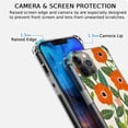 thumbnail image 3 of Poppies Flower Case for iPhone 13 Pro,Aesthetic Colourful Floral Plant Case for Men Women,Unique Soft TPU Bumper Case Cover, 3 of 5