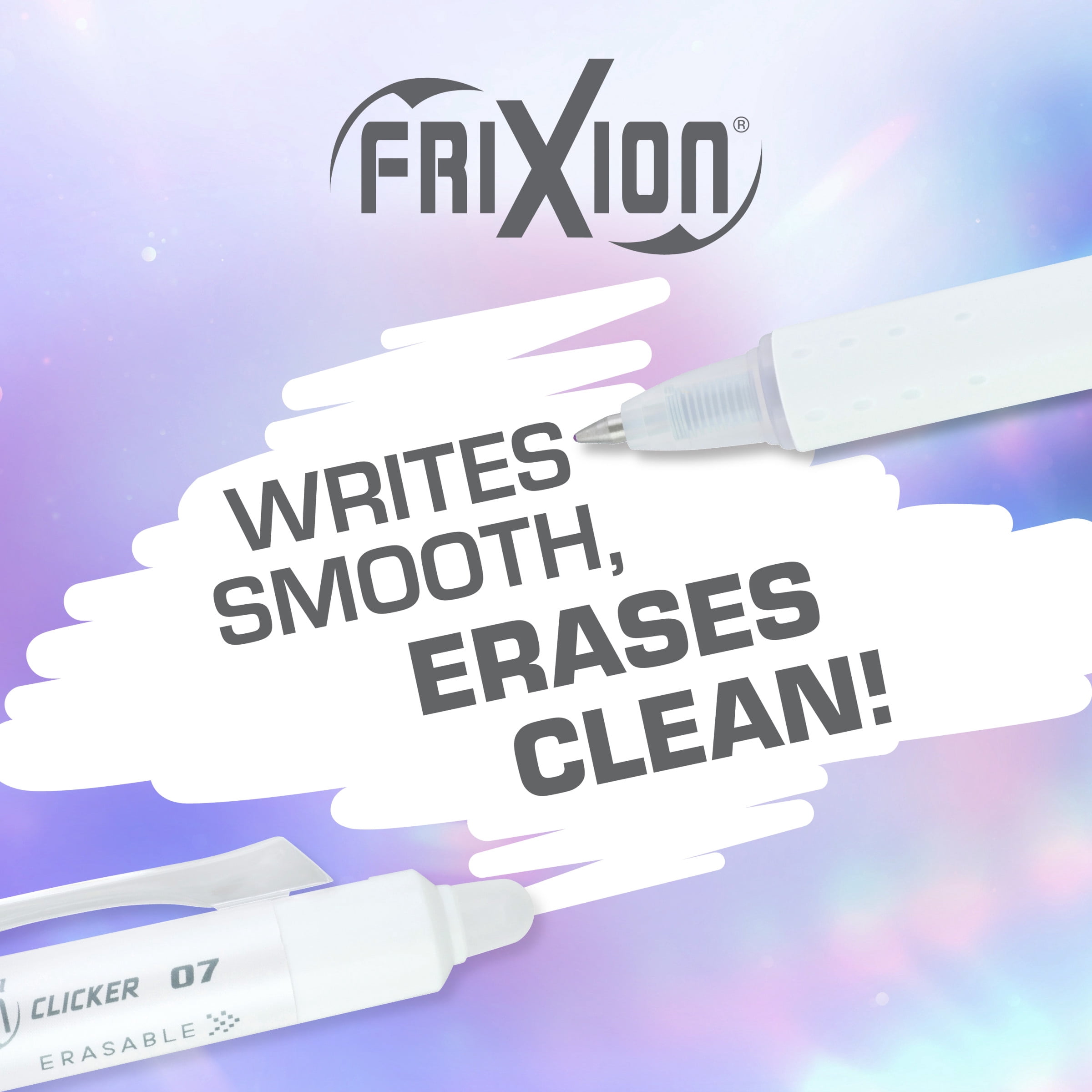 Pilot FriXion Aura Erasable Gel Ink Pens, Fine Point, 0.7mm, Assorted Ink 4 Count