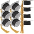 thumbnail image 4 of 10pcs mini gorro de graduación cubo de topes de graduación sombrero de tope de cubo de cubo, 4 of 5