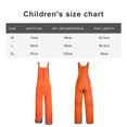 thumbnail image 3 of Monos de esquí para adultos Pantalones de snowboard Pantalones de abrigo de esquí unisex (L para niños) Naranja Monos de abrigo de esquí, 3 of 7