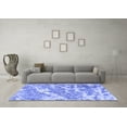 thumbnail image 3 of Ahgly Company Machine Washable Indoor Rectangle Persian Blue Traditional Area Rugs, 5' x 8', 3 of 4