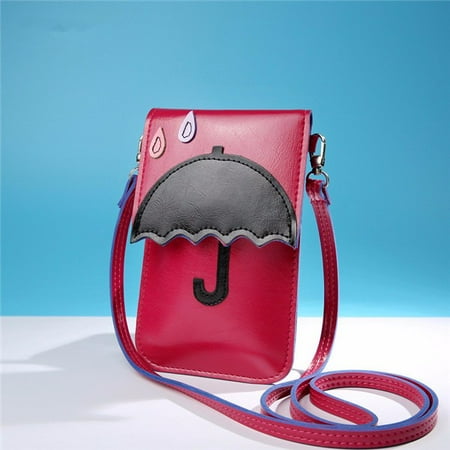 Pink Purse Gift Box - Fashion Lady Shoulder Bag Lovely Cat / Umbrella Phone Wallet Money Bag Outdoor Shopping Crossbody Bags Woman Gift