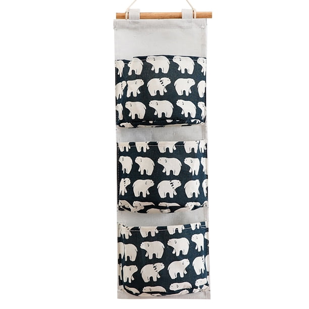 Bolsa Colgante Naiovety Organizador de Artículos Varios Oso Polar Azul Oscuro