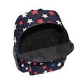 thumbnail image 6 of FORMRS School Backpack with Front Zippered Pocket 12" Student Travel Daypack, Red Starry Pattern, 6 of 6