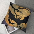 thumbnail image 7 of Acheng Halloween Pillow Covers Halloween Night Moon and Tree Art Print with Black Animal Bat Decorative Throw Pillow Covers Square Pillowcase Outdoor Cushion Cover  24x24in, 7 of 7