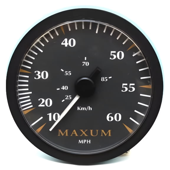Faria Beede Boat Speedometer Gauge SE9746A | 4 3/8 Inch Maxum 60 MPH