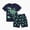 Navy, variant on Kaprioy Little Boys Short Sleeve Pajamas Sets Toddler Cotton Pjs Kids Sleepwears Boys Summer Clothes