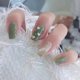 thumbnail image 5 of Heallor-esmalte de uñas en Gel, pegatinas de varios estilos, puntas brillantes, diamante, desmontable, 24 piezas, 5 of 5