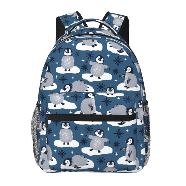 Fotbe Snow Penguin Mochila Casual con Estampado para Escuela, Viajes y Actividades al Aire Libre - Duradera, Ligera y Cómoda