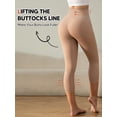 thumbnail image 3 of Athlemo Women's High-Waisted Tummy Control Anti-Cellulite Capri Leggings, 3 of 8