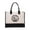 G, variant on Initial Printed Canvas Tote Bag, Personalized Shoulder Handbag with Inner Zipper Pocket, Open Beach Bag for Vacation, Present Bag for Wedding, Birthday, Holiday