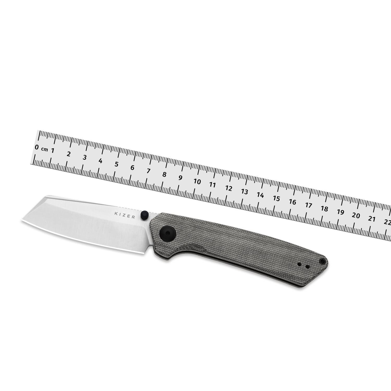 Kizer Madrac EDC Folding Pocket Knife Nitro-V Blade Micarta Handle V3693A3