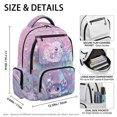 thumbnail image 4 of Bulopur Pastel Pink Drip Glitter Star Axolotl Kids Backpack for Girls, Kawaii Sparkle Salamander Print School Bag Lightweight/Breathable/Durable/Waterproof Multi-Pocket Book Bag for Daily Use, 4 of 7