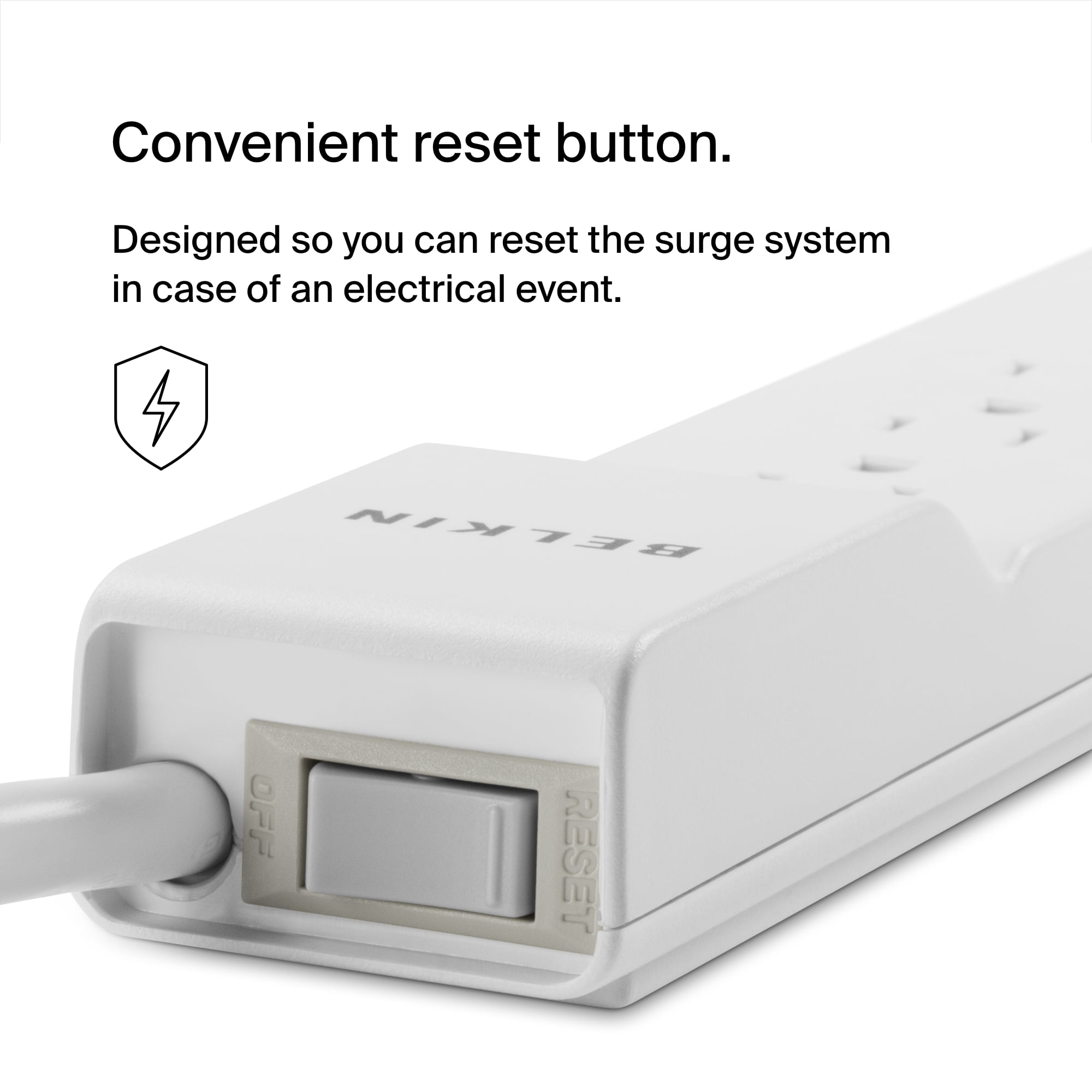 Belkin 6 Outlet Home and Office Power Strip Surge Protector with 6ft Power Cord - 6 pack - 1080 Joules