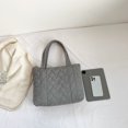 thumbnail image 4 of Bolsa De Hombro Love Quilted Women Shoulder Bag Nylon Casual Cotton Padded Bag para el trabajo (gris) Likrtyny Para Estrenar, 4 of 9