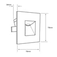 thumbnail image 5 of Lampara Empotrado En Pared Color Negro 3w Luz Calida, 5 of 5