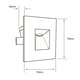 thumbnail image 5 of Lampara Empotrado En Pared Color Negro 3w Luz Calida, 5 of 5