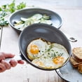 thumbnail image 5 of GreenPan Chatham Healthy Ceramic Nonstick 8" and 10" Open Skillet Fry Pan Set, Gray, 5 of 12