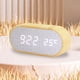 thumbnail image 1 of Reloj despertador electrónico de gran número, función de repetición para dormitorio Reloj de mesa con pantalla LED grande, reloj digital de control de Blanco Macarena Despertador, 1 of 8