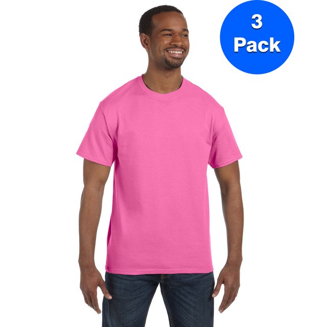 Hanes Men's Authentic-T T-Shirt - 5250T (Pack Of 3)