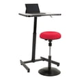 thumbnail image 5 of Norwood Commercial Furniture Sit-to-Stand Active Stool w/ Pivot Round Seat, Red, NOR-NIL1716F-RD-SO, 5 of 6