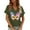 #360-Army Green, variant on Ounisa Women Mardi Gras Sweatshirts Carnival Sweatshirt Funny Mask Graphic Short Sleeve Shirt Fat Tuesday Pullover Top