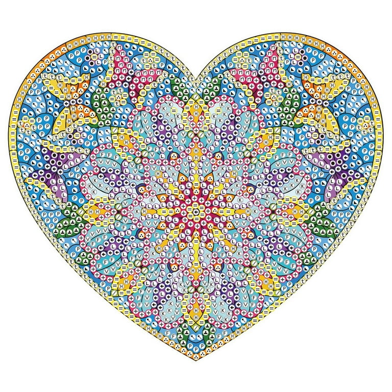 DIAMOND DOTZ® Stained Glass Heart Wall Plaque Diamond