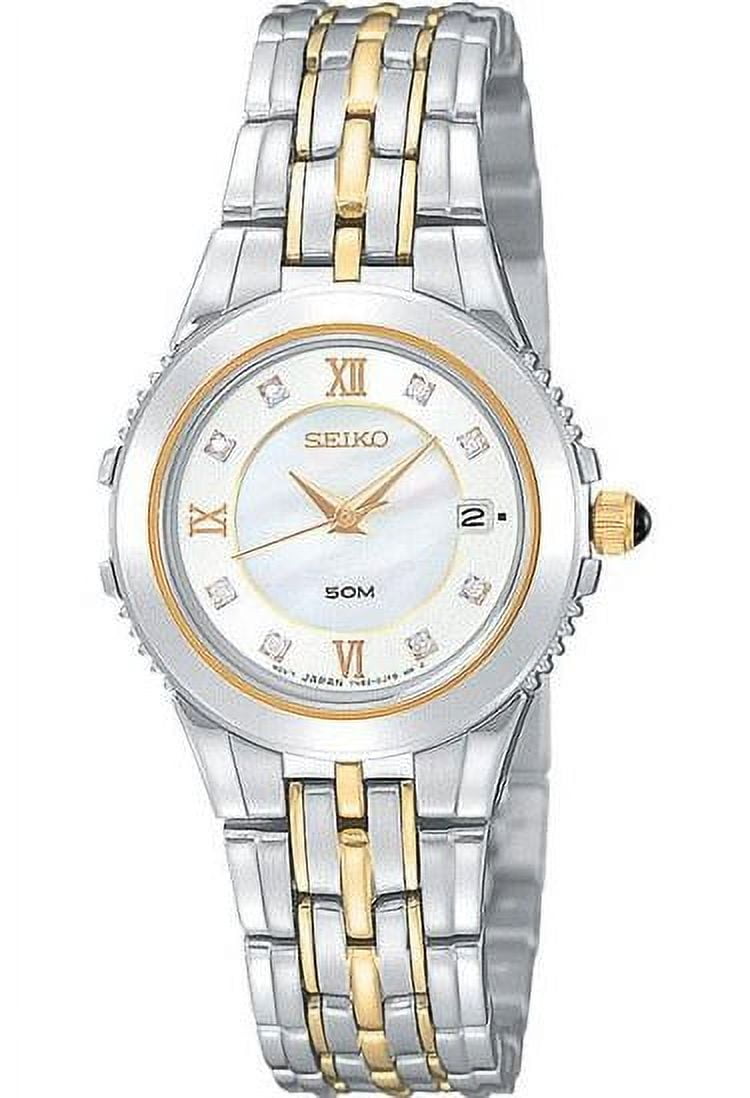 Seiko Core Quartz White Dial Ladies Watch SUR466P1 - Walmart.com