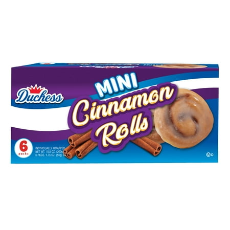 Duchess 10.5oz 6pk Cinnamon Roll Duchess 10.5oz 6pk Cinnamon Roll