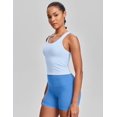 thumbnail image 4 of Sujetador deportivo HeyNuts Athletic Zeal para mujer, color azul, talla XS, 4 of 5
