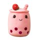 thumbnail image 1 of Juguete de peluche de té de la leche con perlas, muñeca bonita con taza de té de fresa, muñeca curativa creativa Meser Meser Juguetes-77, 1 of 7