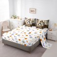 thumbnail image 5 of Homewish Cartoon Bathtub Ghost Queen Bedding, Cottage Butterfly Wildflower Bedding Comforter Set Queen, Halloween Reversible, 7 Pieces, 5 of 7