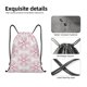 thumbnail image 4 of Fotbe Christmas Snowflakes Bolsa Mochila con Cordón Estampada, Bolsa de Gimnasio Deportiva, Bolsa Cinch, Bolsa con Cordón para Hombres y Mujeres-Medium, 4 of 6