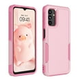 thumbnail image 5 of Samsung Galaxy A14 5G Phone Case and Screen Protector, eBizWare Shockproof Rubber Case for Galaxy A14 5G 6.6-inch, Heavy Duty Armor Full Body Protective Hybrid PC Back Case Cover -Pink, 5 of 9