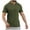 Army Green, variant on zfhfof Men's Polo Shirts Short Sleeve Slim Fit Casual Shirts Classic Stretch Ribbed Knit T Shirt Lightweight Fashion Golf Shirts