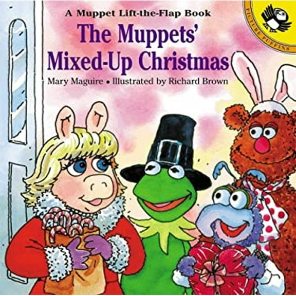 Pre-Owned The Muppets' Mixed-Up Christmas: A Muppet Lift-The-Flap Book (Paperback) 0140565396 9780140565393