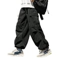 thumbnail image 1 of Pantalones ZAFUL de pana con bolsillo plano para hombre y mujer, 1 of 5